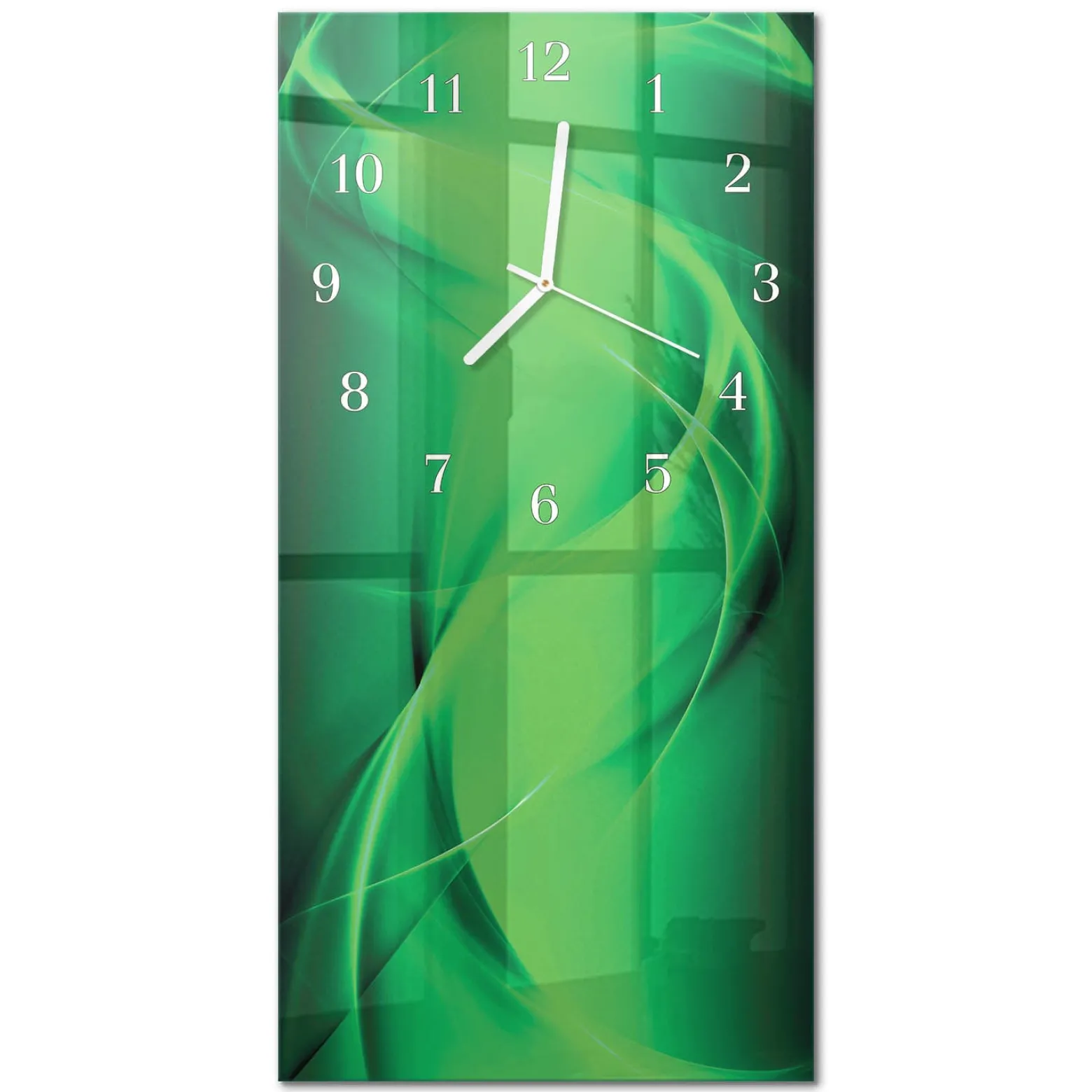 Dekoracyjny zegar 30x60 Abstrakcja cichy mechanizm salon
