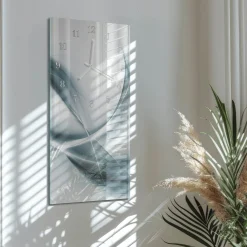 Designerski zegar 30x60 Abstrakcja dekoracyjny do salonu
