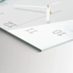 Designerski zegar 30x60 Abstrakcja dekoracyjny do salonu