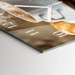 Designerski zegar 30x30 Anyż Cynamonowy dekoracyjny na ścianę