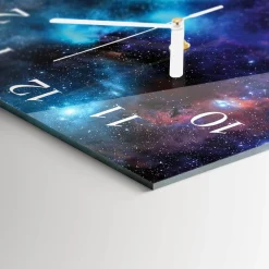 Designerski zegar 30x30 Rozgwieżdżone Niebo zegar ścienny