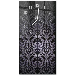 Designerski zegar 30x60 Wzór dekoracyjny na ścianę