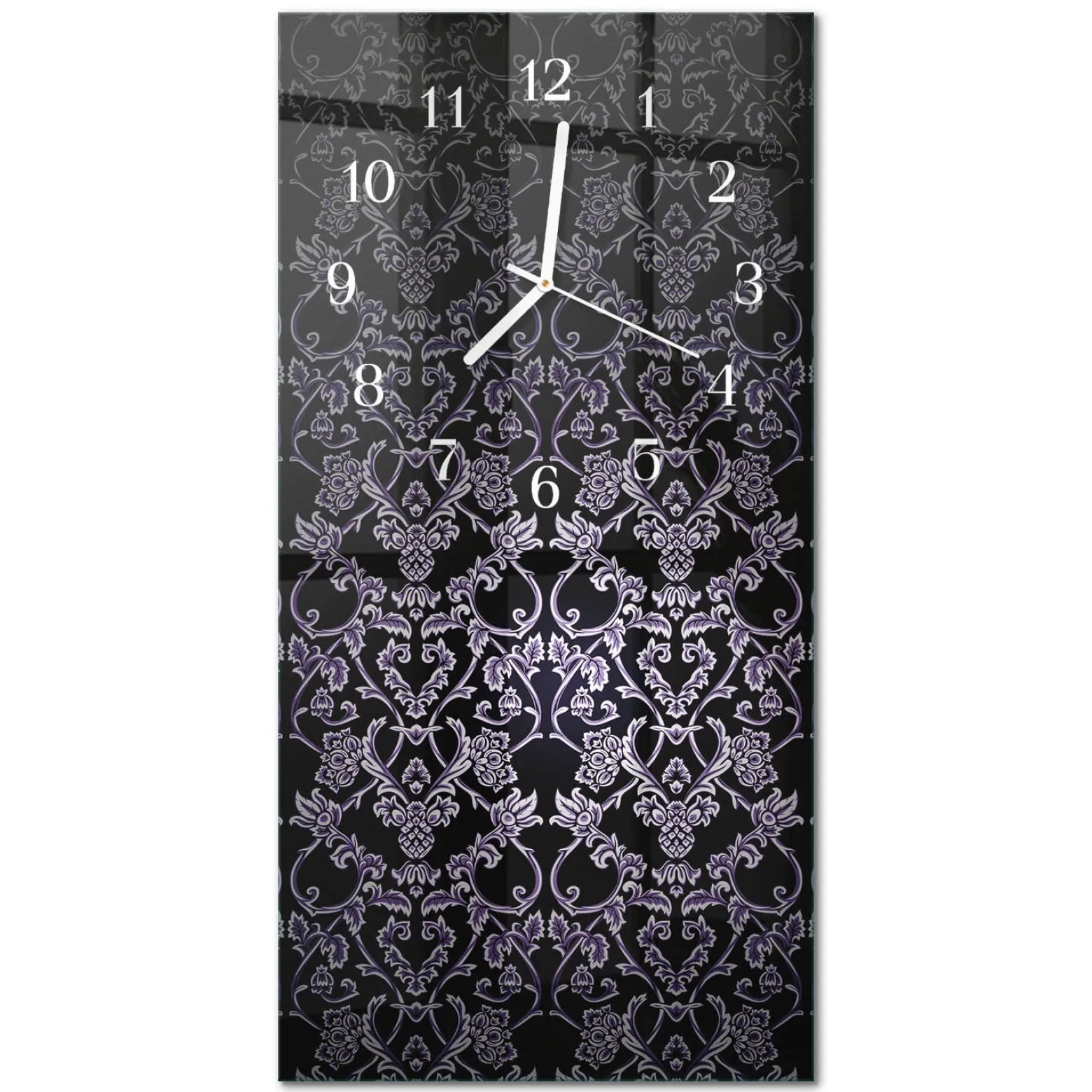 Designerski zegar 30x60 Wzór dekoracyjny na ścianę