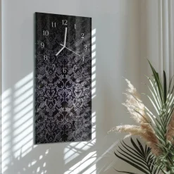 Designerski zegar 30x60 Wzór dekoracyjny na ścianę