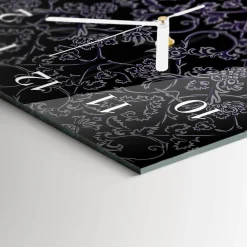 Designerski zegar 30x60 Wzór dekoracyjny na ścianę