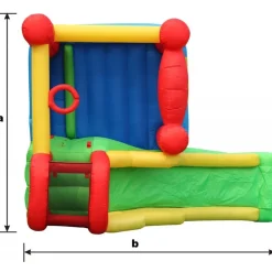 Dmuchany Plac Zabaw SLIDE 6w1 z Dmuchawą dla Dzieci