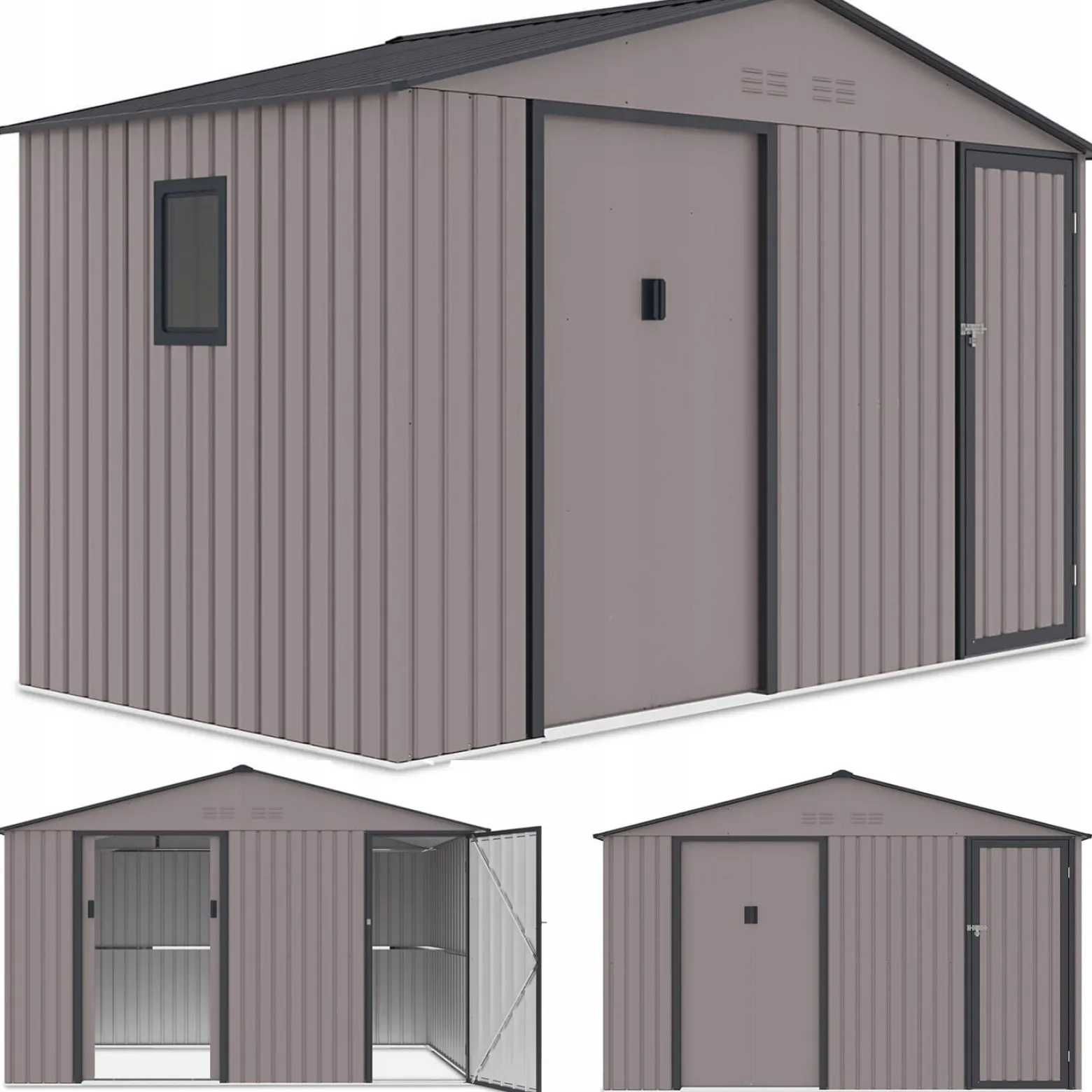 Domek Ogrodowy Narzędziowy na Narzędzia Szopa FALCON 340x194x220 Metalowy
