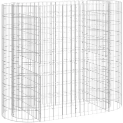 Donica Gabionowa Kosz Gabionowy Stalowy Stal Galwanizowana 120x50x100