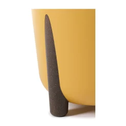 Donica Moss musztardowa 25,5x25,3 cm dekoracyjna