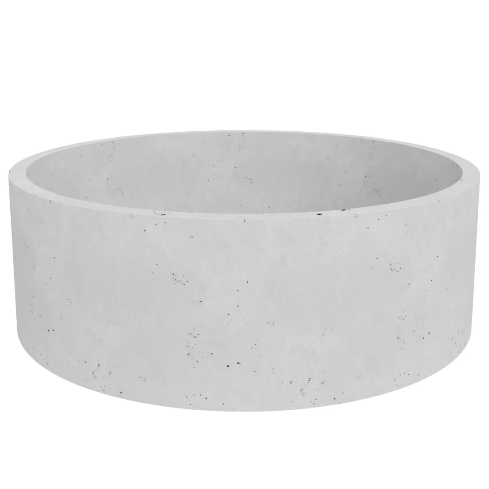 Donica Betonowa Zewnętrzna Na Dwór Z Otworami Zadora RING GM 150/50 biały