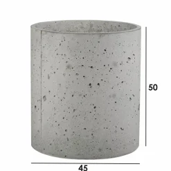Donica Betonowa Zewnętrzna Zadora RING M 45/50 szary naturalny
