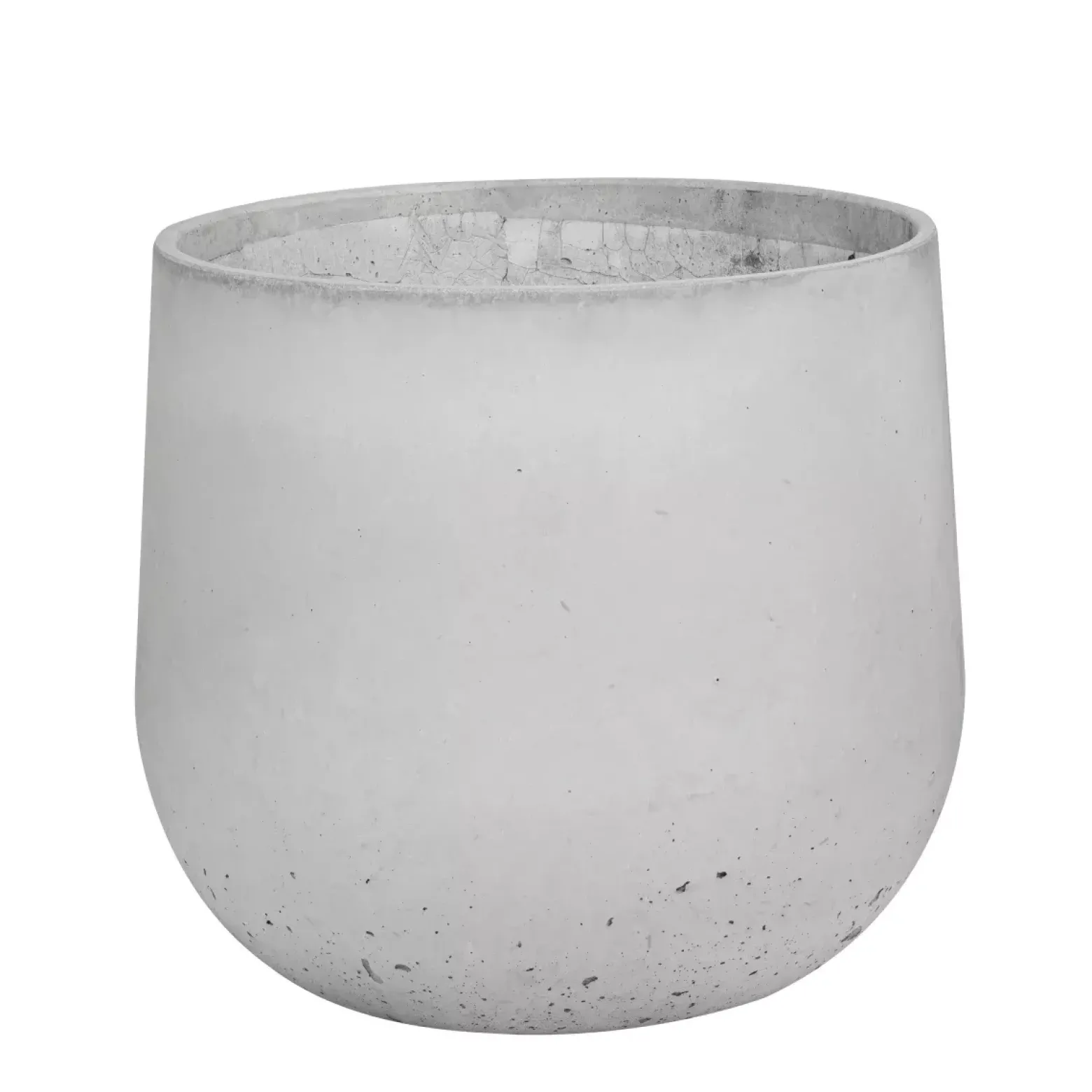 Donica Betonowa Zewnętrzna Zadora BOWL XL 115x100 cm szary naturalny