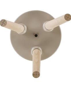 Donica na nóżkach jasne drewno 31cm beżowa