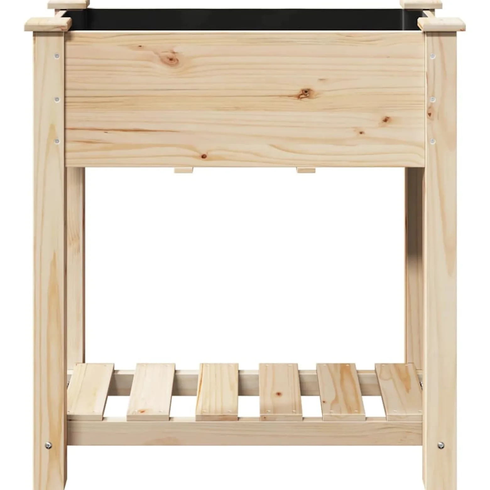 Donica Ogrodowa Drewniana Doniczka Brązowa 71 x 37 x 76,5 cm