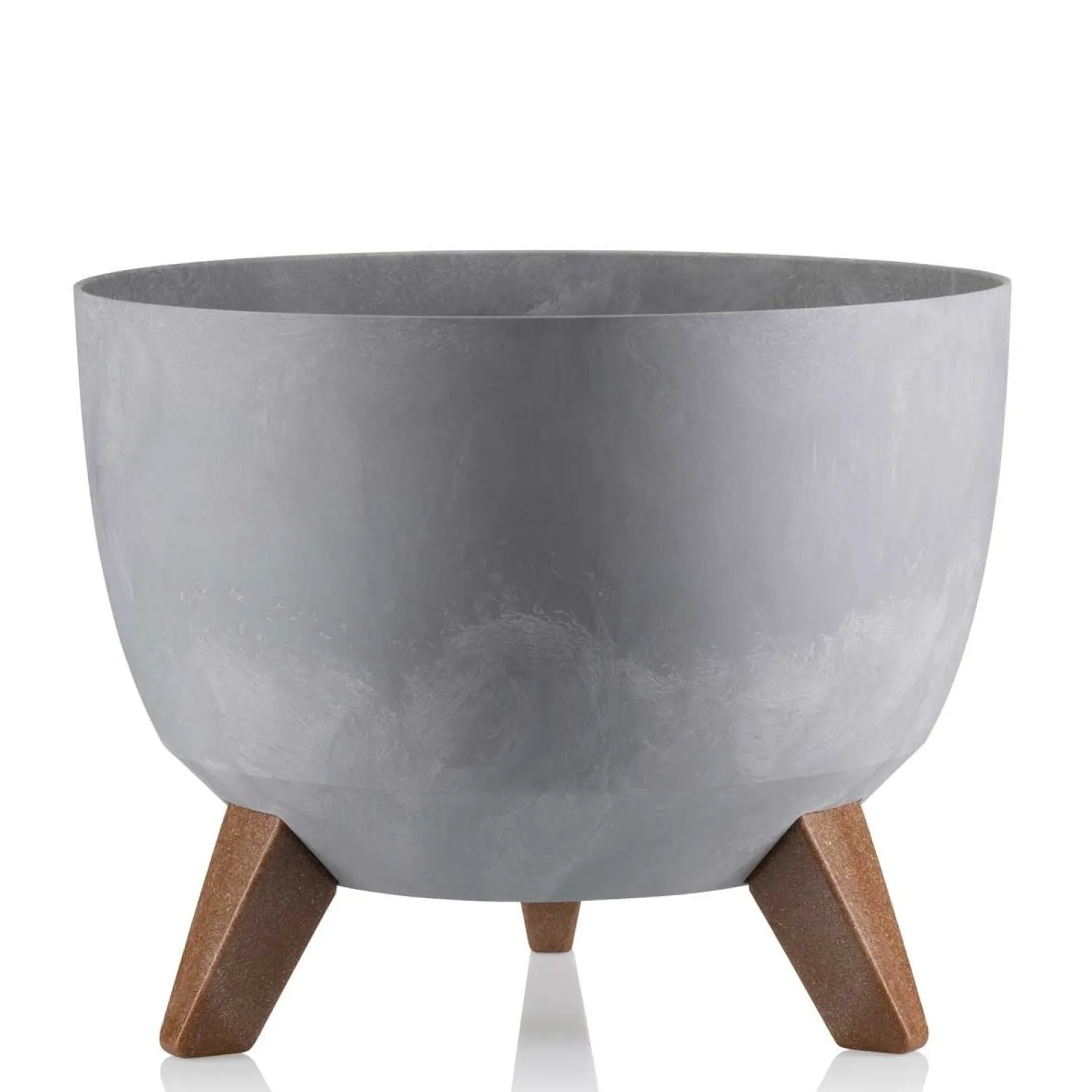 Donica Rosa Eco szary beton 24xh15 cm