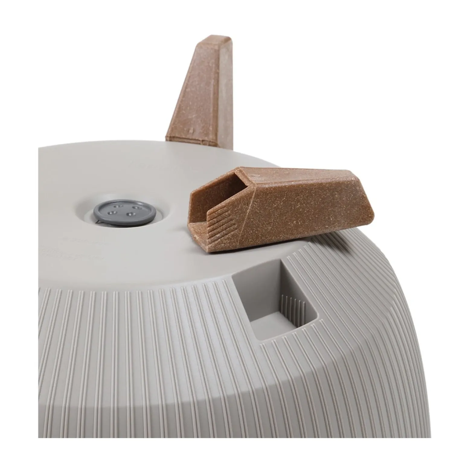 Donica Rosa linea ECO wood zielona 24,3x20 cm