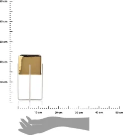 Doniczka Mizu Gold White 23 cm