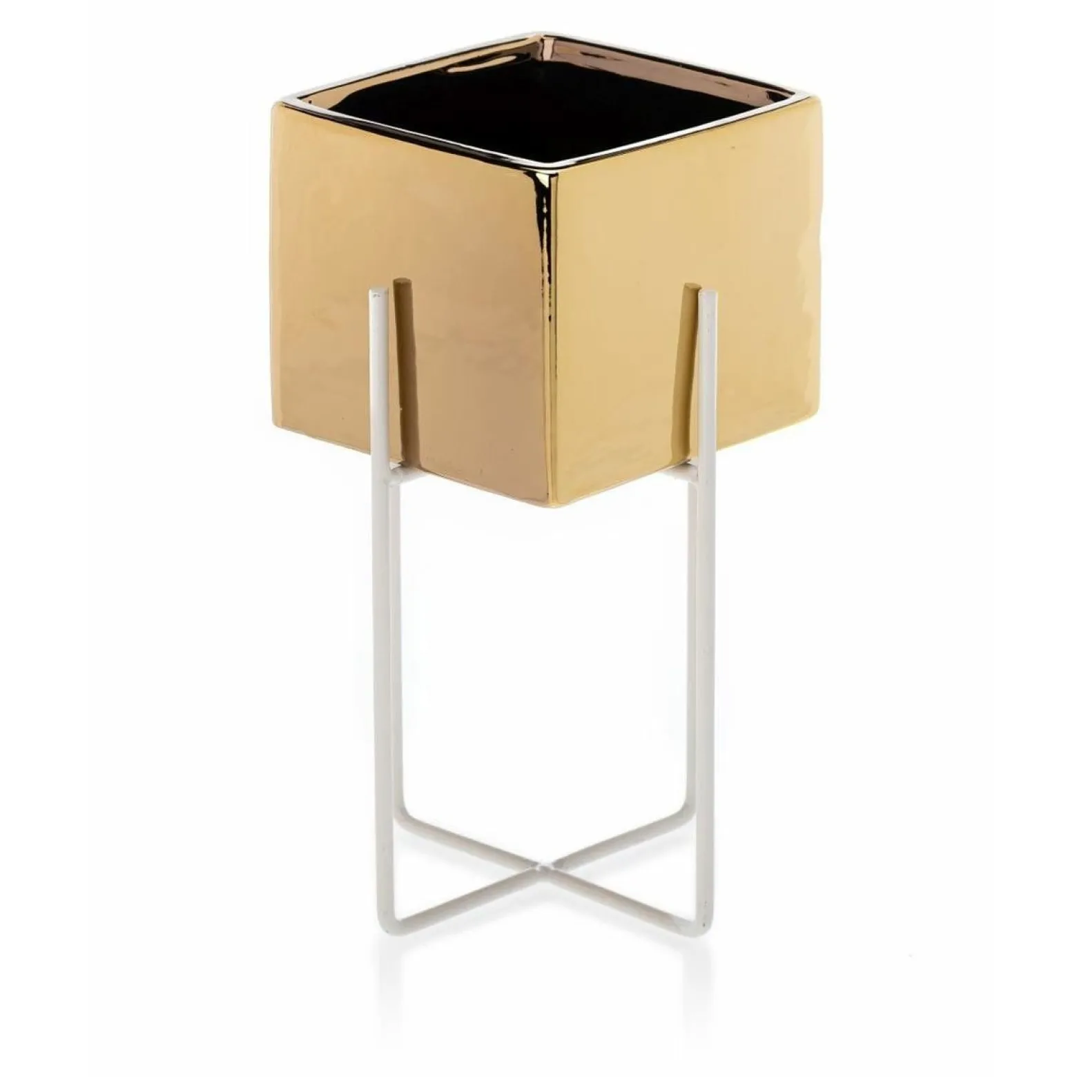 Doniczka Mizu Gold White 23 cm