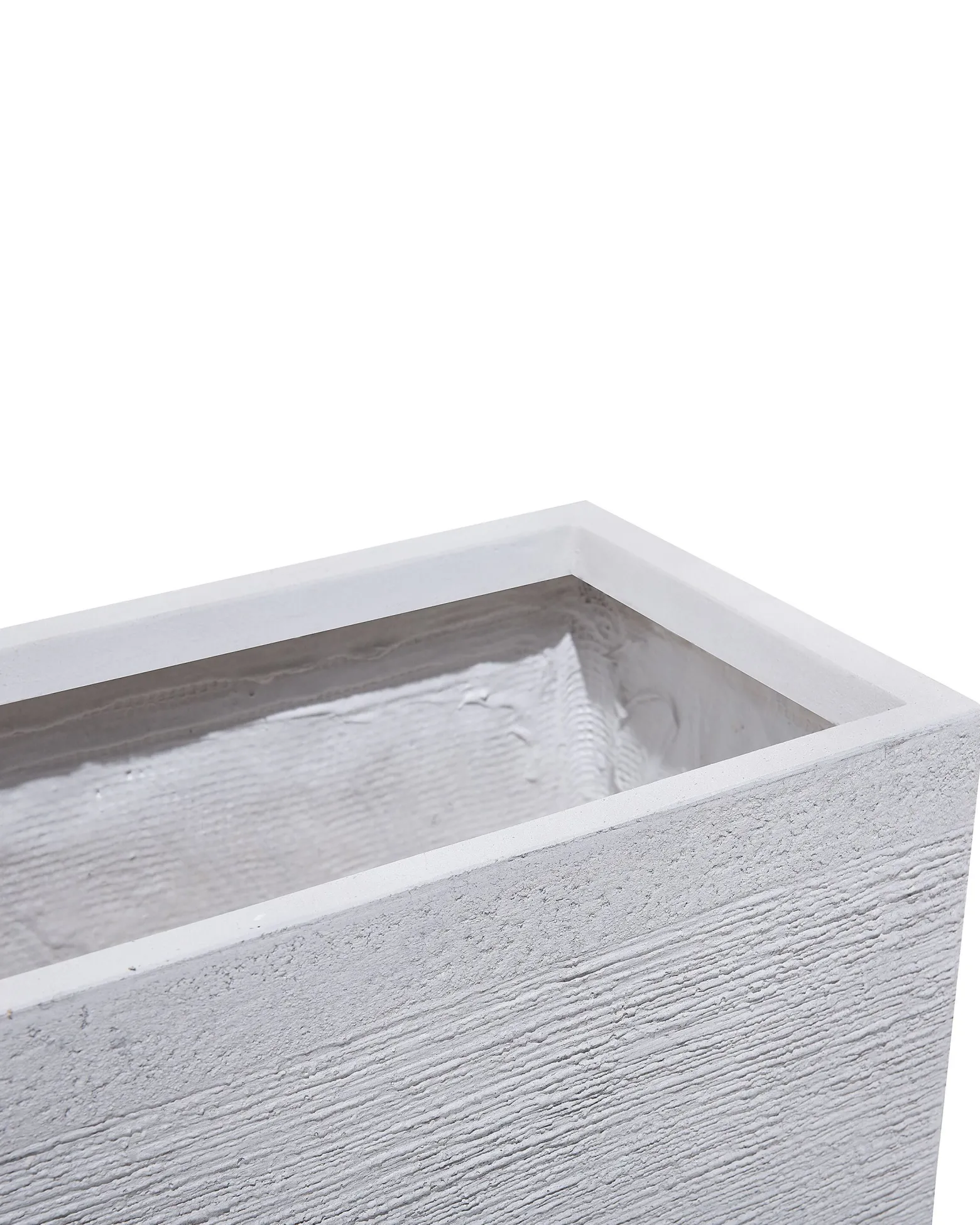 Doniczka ogrodowa 60 x 30 cm biała