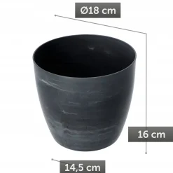 Doniczka Osłonka Donica Na Kwiaty Kolory 18 cm