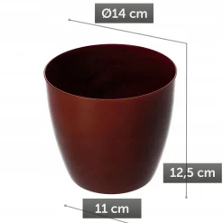 Doniczka Osłonka Donica Na Kwiaty Kolory 14 cm