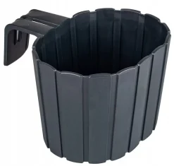 Doniczka balkonowa Prosperplast Boardee antracyt 2,2l