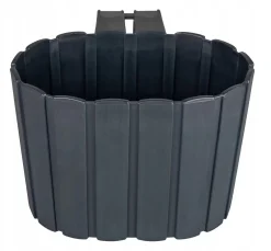 Doniczka balkonowa Prosperplast Boardee antracyt 2,2l