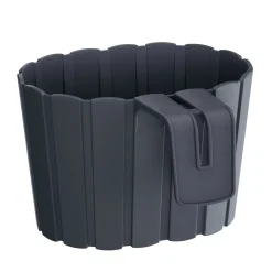 Doniczka balkonowa Prosperplast Boardee antracyt 2,2l