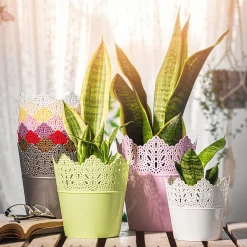 Doniczka Donica Na Kwiaty Osłonka 14,5cm Kolory
