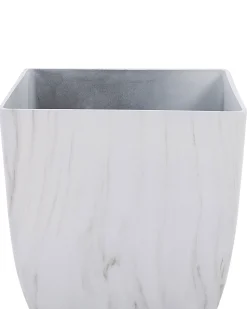 Doniczka kwadratowa 28 cm efekt marmuru