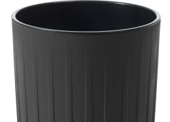 Doniczka MIRA ECO recycled wysoka 250 - czarny LA984-04 Lamela