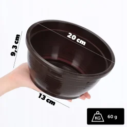 Doniczka Osłonka Donica Na Kwiaty 20cm Kolory Misa