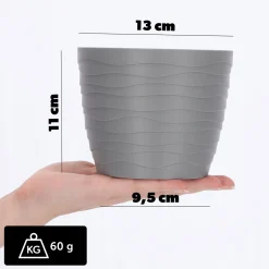 Doniczka Osłonka Donica Na Kwiaty 13cm Kolory