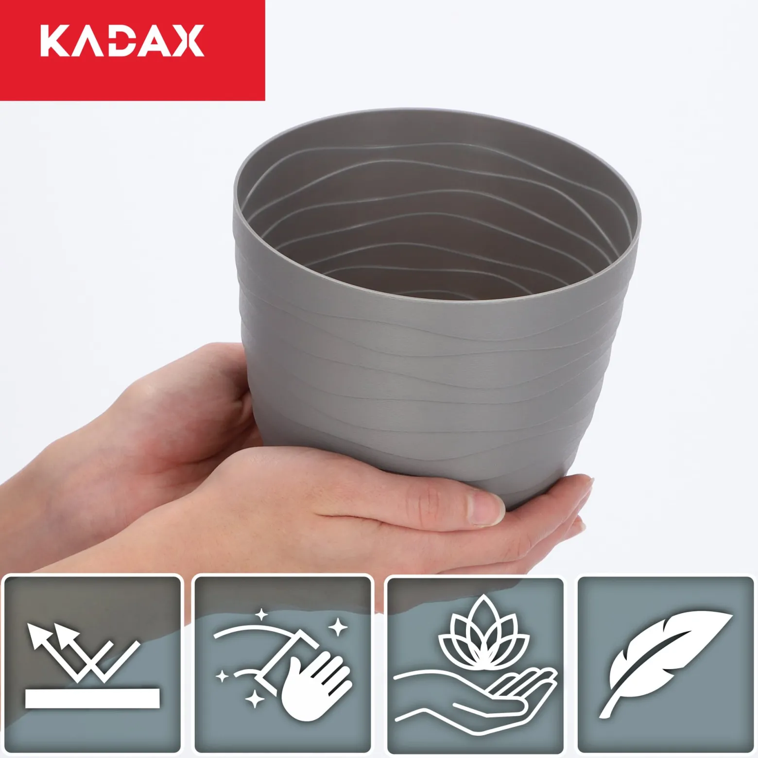 Doniczka Osłonka Donica Na Kwiaty 15cm Kolory