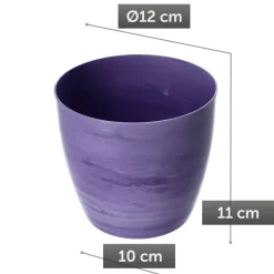 Doniczka Osłonka Donica Na Kwiaty Kolory 12 cm