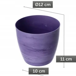 Doniczka Osłonka Donica Na Kwiaty Kolory 12 cm