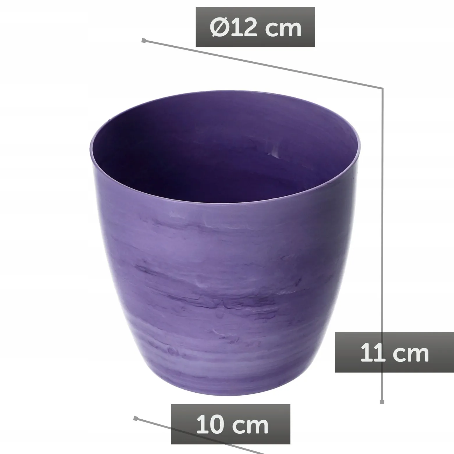Doniczka Osłonka Donica Na Kwiaty Kolory 12 cm
