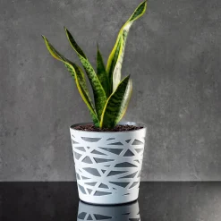 Doniczka Osłonka Wkład Donica Kolory Szara 13cm