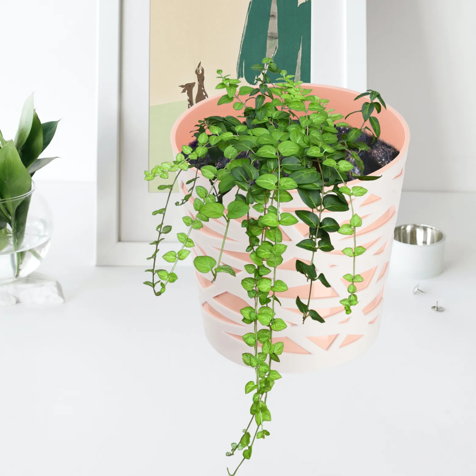 Doniczka Osłonka Wkład Donica Kolory Beż 17cm