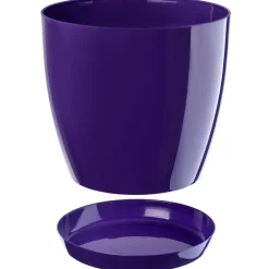 Doniczka Osłonka z Podstawką Donica 12cm Kolory