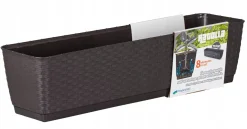 Doniczka Ratolla Case PW umbra 38,5cm Prosperplast