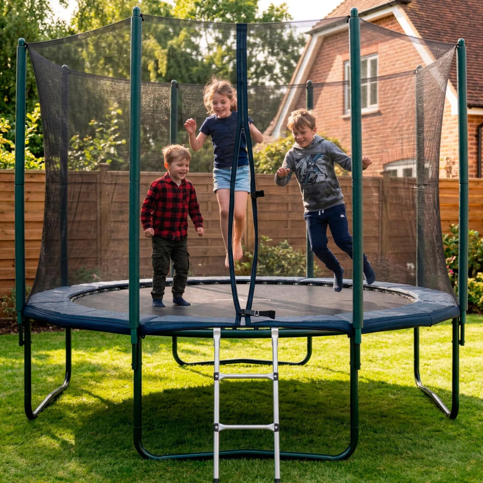 Drabinka do trampoliny 62 cm schodki z 2 stopniami uniwersalne