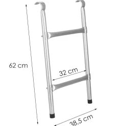 Drabinka do trampoliny 62 cm schodki z 2 stopniami uniwersalne