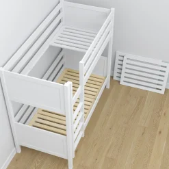 Drewniane łóżko piętrowe N02