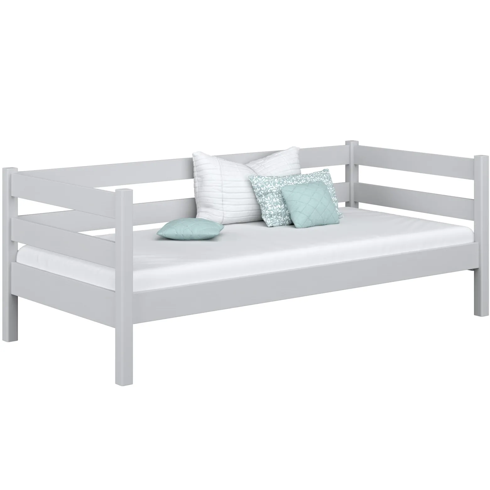 Drewniane łóżko sofa N01