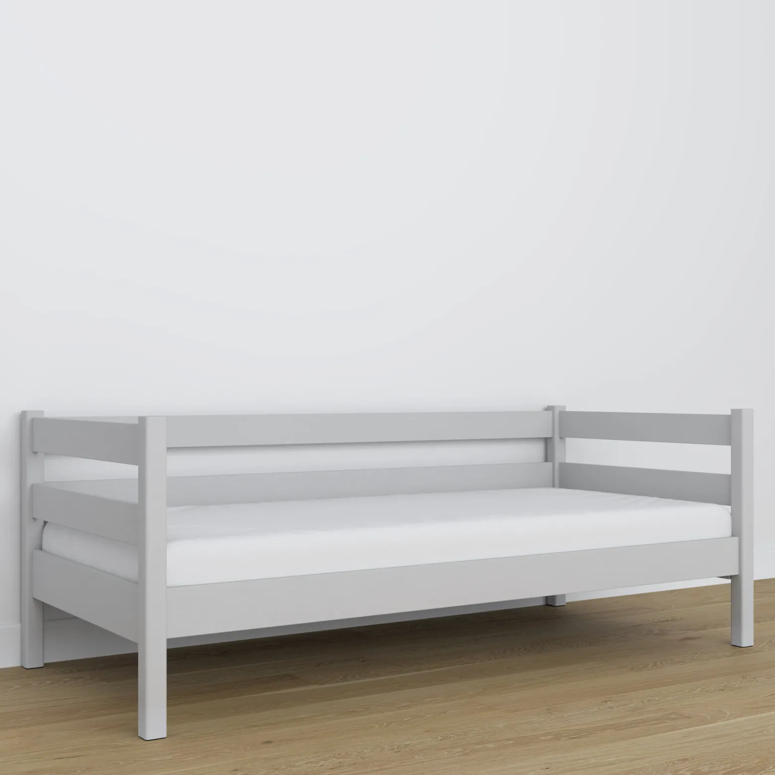 Drewniane łóżko sofa N01