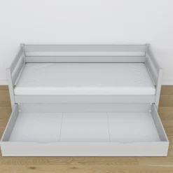 Drewniane łóżko sofa z szufladą N01