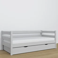 Drewniane łóżko sofa z szufladą N01