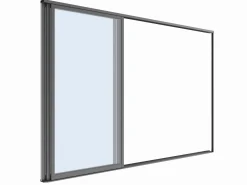 Drzwi przesuwne szklane Luxe 370x238cm antracytowe 4m