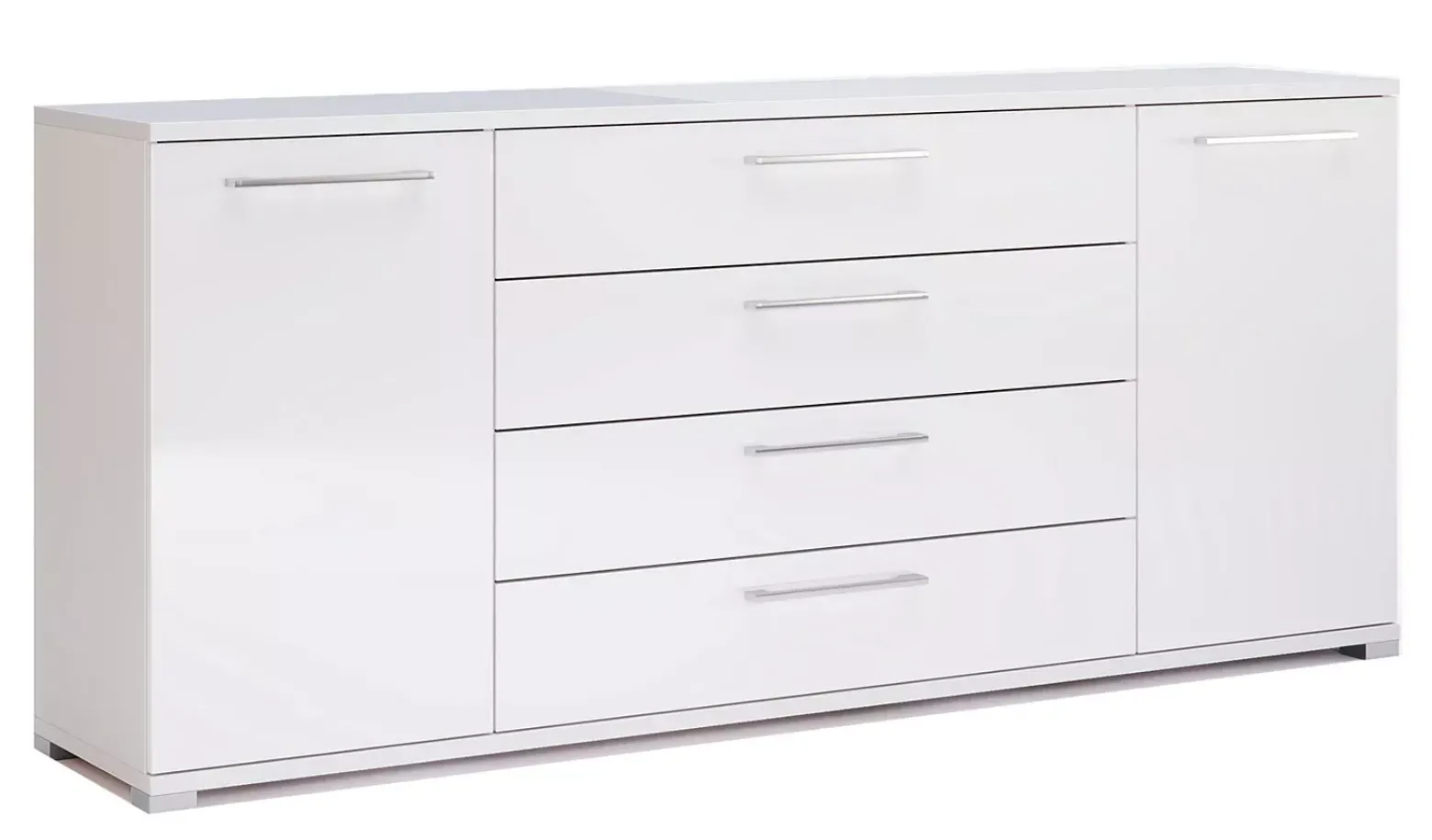 Duża komoda z szufladami i półkami 190 cm - Zereon